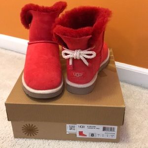 Red UGG boots size 8
